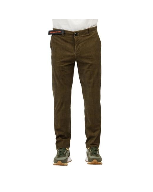 Rrd Green Slim-Fit Trousers for men