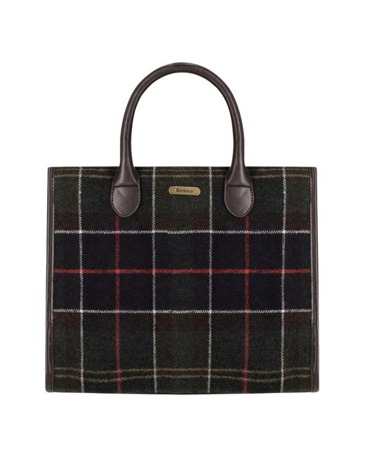 Barbour Black Shopping Bags