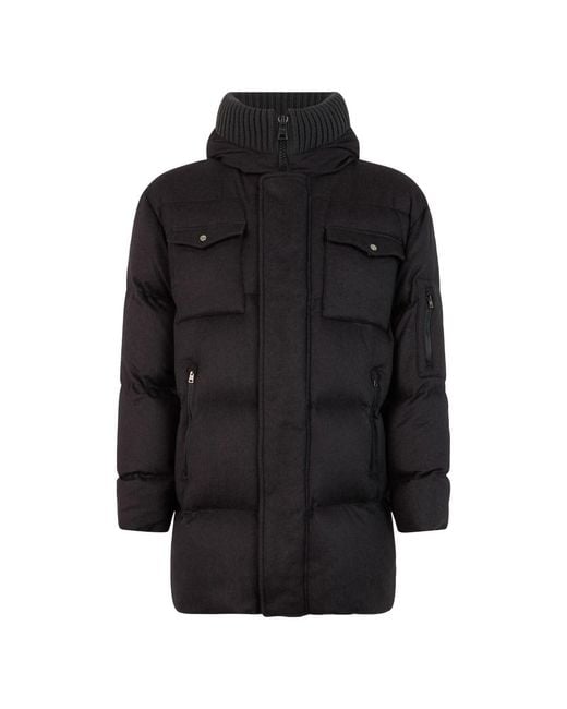 Herno Black Winter Jackets for men