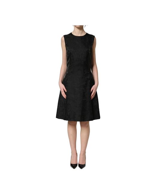 Dolce & Gabbana Black Midi Dresses