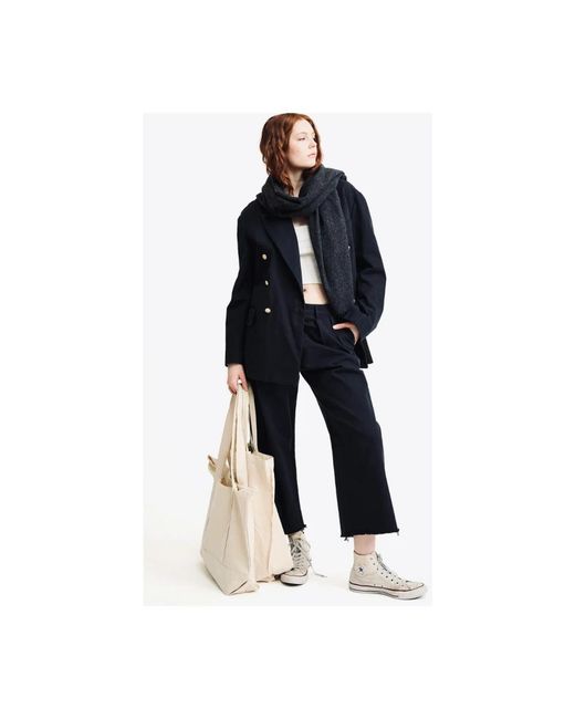 Denimist Black Cropped Trousers