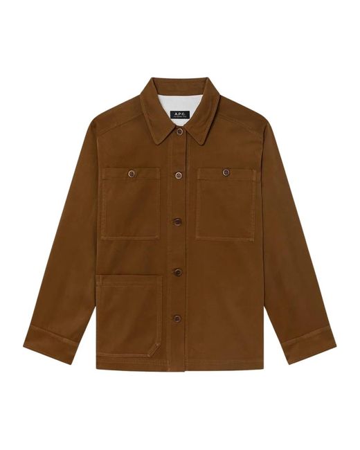 A.P.C. Jassen ,Bruin ,Veste Serena in het Brown
