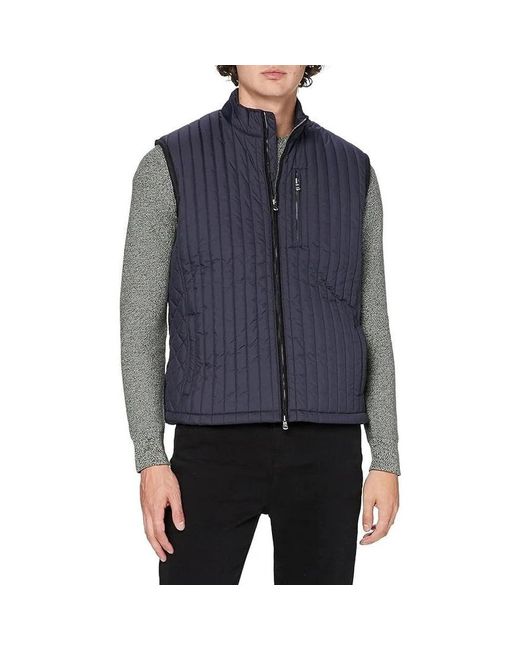 Hackett Jassen ,Blauw ,New Channel Gilet in het Blue voor heren