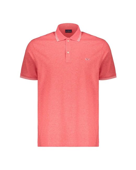 Paul & Shark Pink Polo Shirts for men