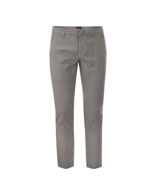 Dondup Gray Chinos for men