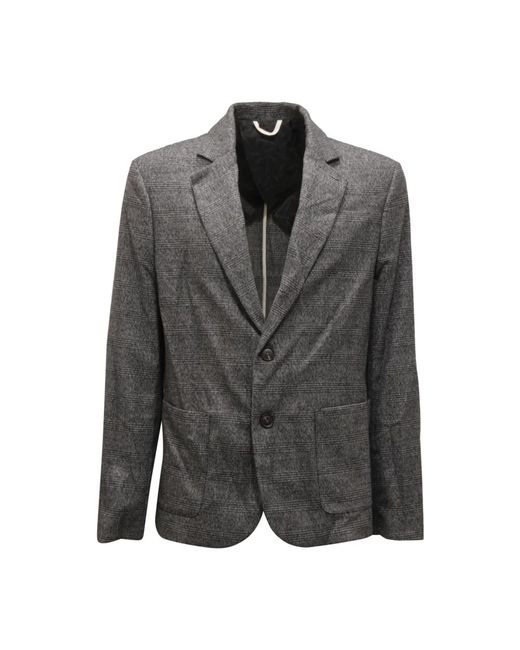 Imperial Jassen ,Grijs ,Italiaanse Stijl Grijs/Zwart Jack in het Gray voor heren