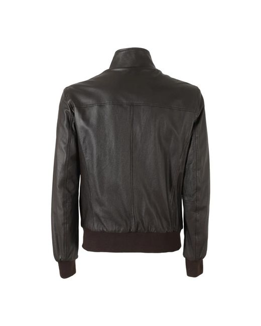 Stewart Jassen ,Bruin ,Leer Elegante Lam Stijl Voor Jou in het Black voor heren