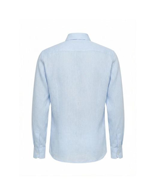 Peserico Blue Formal Shirts for men