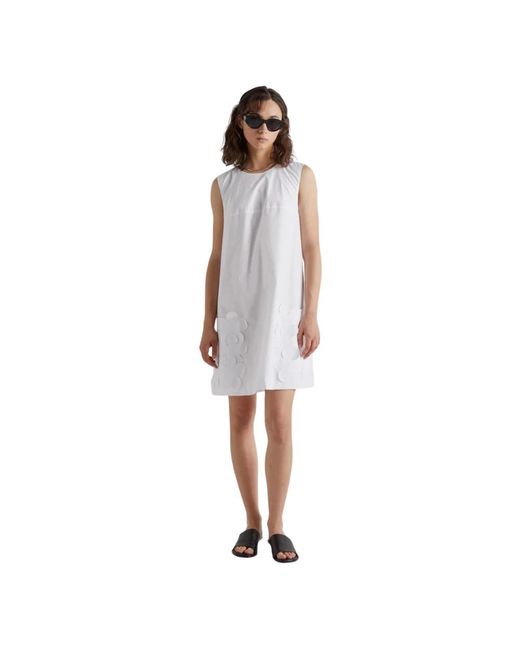 MEIMEIJ White Short Dresses