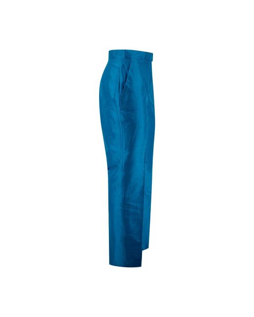Max Mara Studio Blue Slim-Fit Trousers