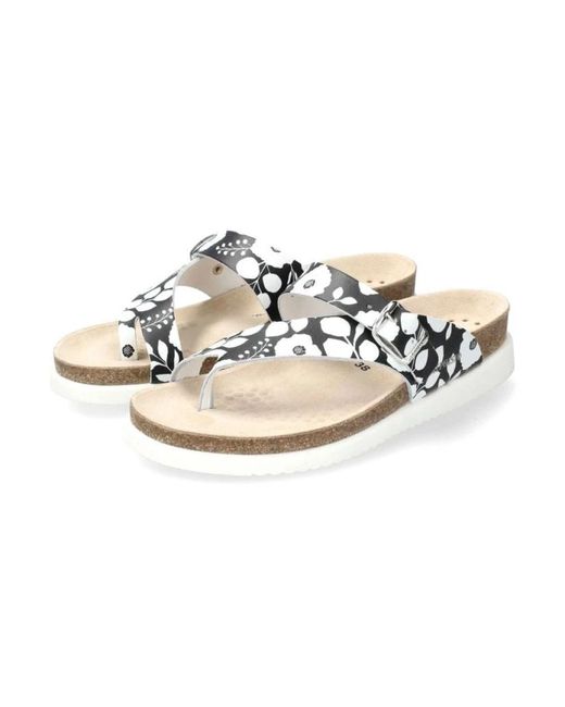 Mephisto Schoenen ,Zwart ,Leer Lichtgewicht Teenslipper Met Soft-Air Technologie in het Black