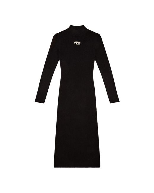 DIESEL Black Knitted Dresses