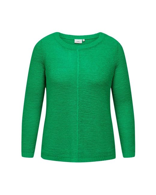 Only Carmakoma Green Foxy langarm strickpullover