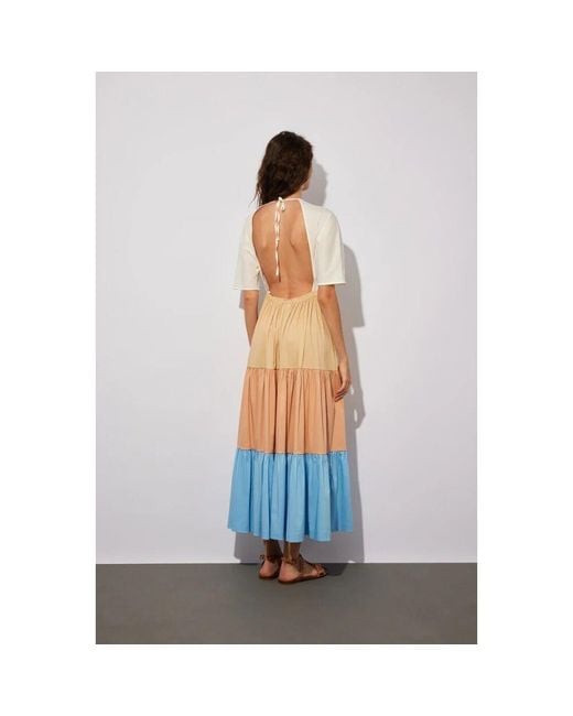 Maxi Dresses Semicouture en coloris Blue