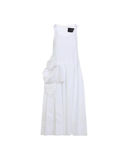 Midi Dresses Simone Rocha de color White
