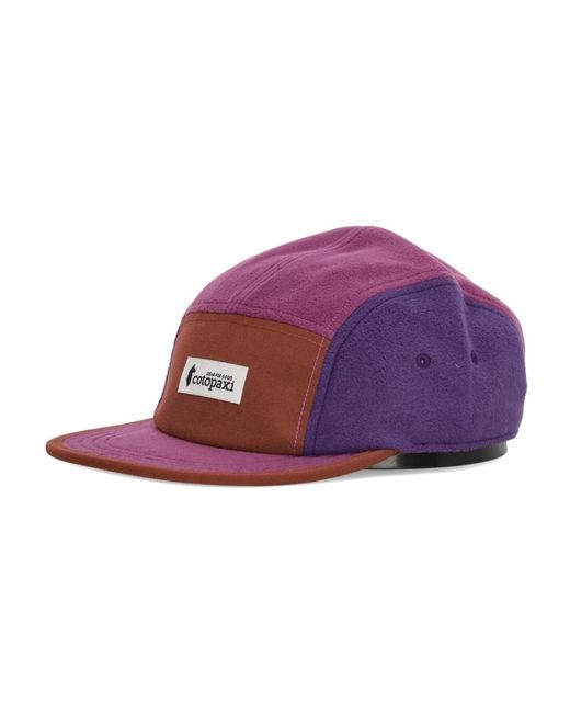 COTOPAXI Accessoires ,Veelkleurig ,Polyester Rusty/Mauve Fleece Visor Cap in het Purple