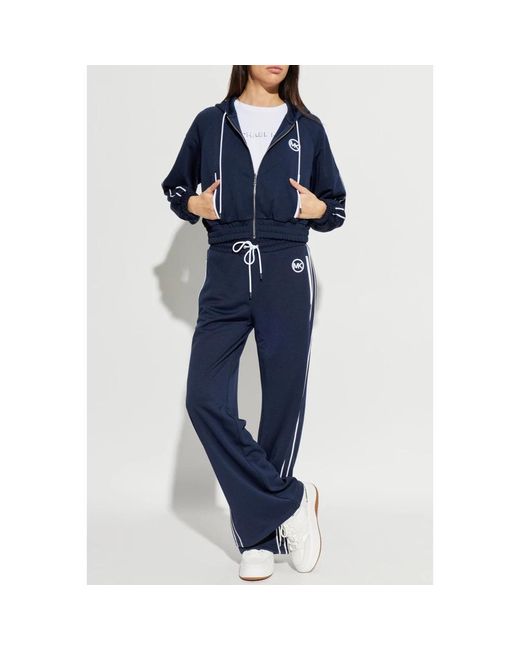 Michael Kors Hoodies & Sweatvesten ,Blauw ,Zip-Throughs in het Blue