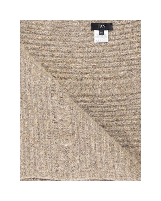 Fay Natural Winter Scarves