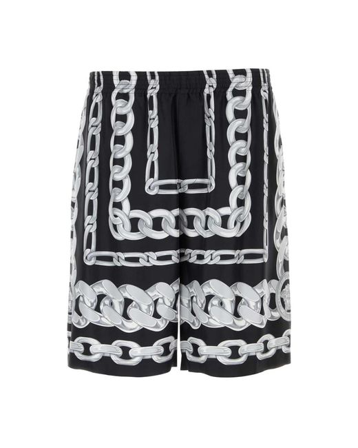 Versace Black Casual Shorts for men