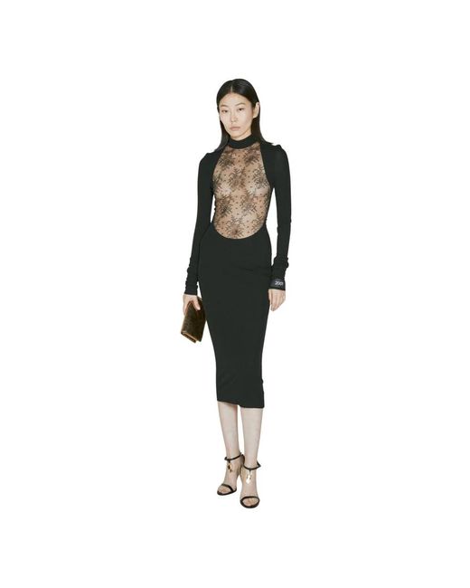 Dolce & Gabbana Black Midi Dresses