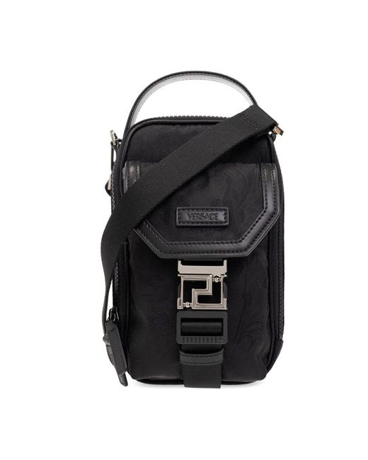 Versace Schultertasche mit barocco-motiv in Black für Herren