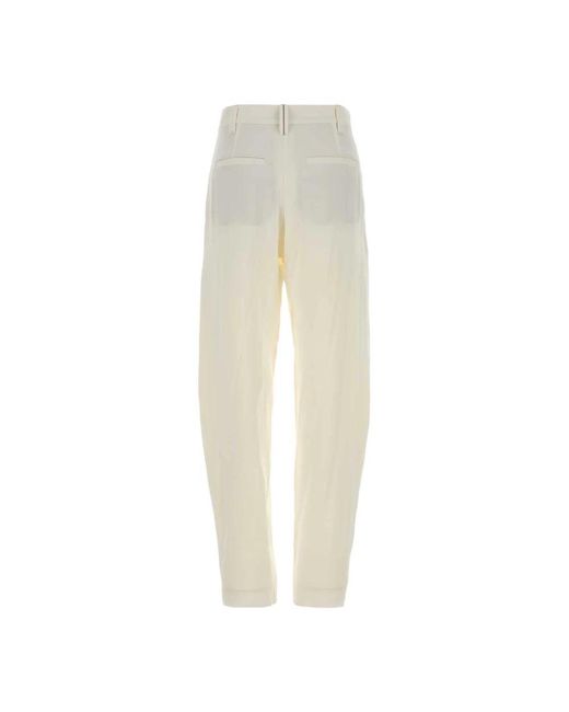 Brunello Cucinelli Natural Wide Trousers