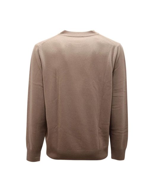 Brooksfield Brown Round-Neck Knitwear for men