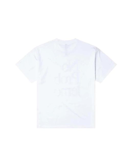 No Problemo Tops ,Wit ,Wrapped Tee in het White voor heren