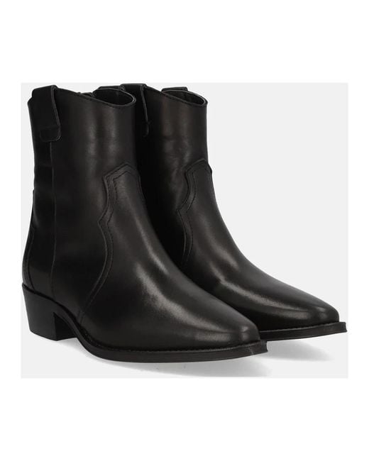 Alpe Black Cowboy Boots
