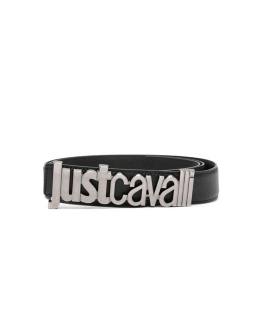 Just Cavalli Black Belts for men