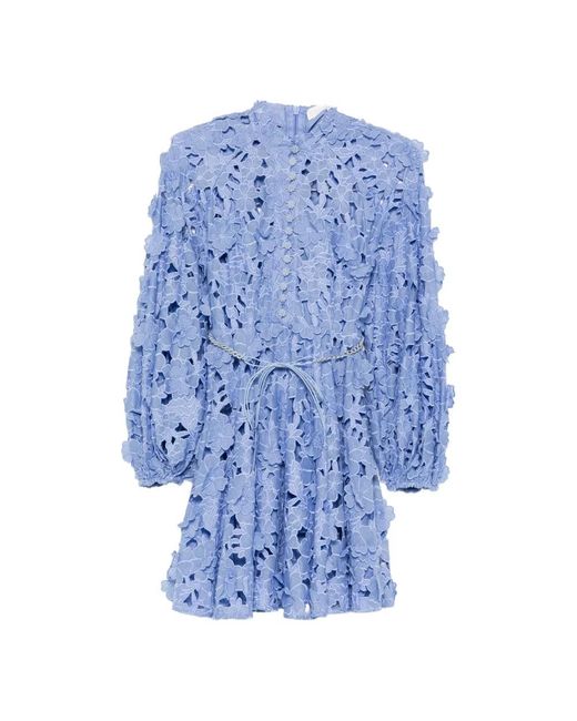 Zimmermann Blue Short Dresses