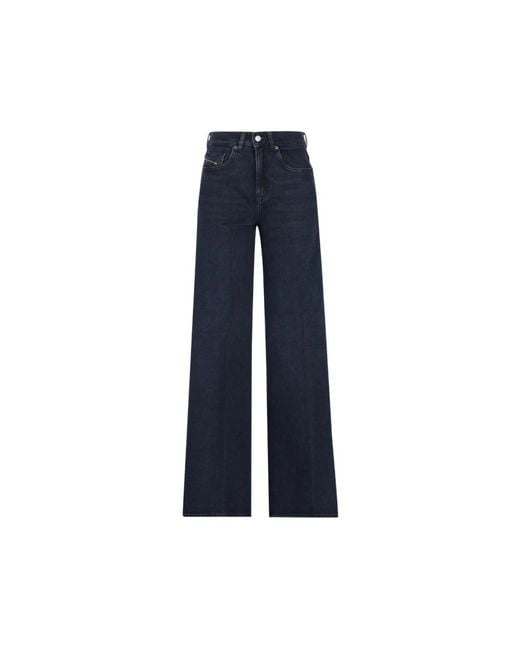 DIESEL Blue Wide Jeans