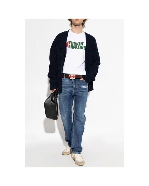 Straight Jeans DSquared² de hombre de color Blue