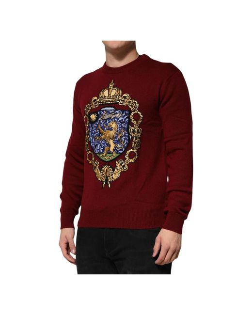 Dolce & Gabbana Red T-Shirts for men