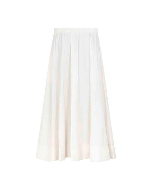 Maxi Skirts Akep de color White