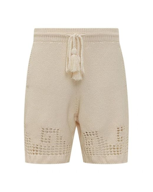 Alanui Natural Casual Shorts for men