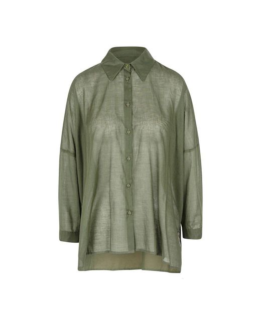 Niu Green Baumwoll Klassisches Hemd