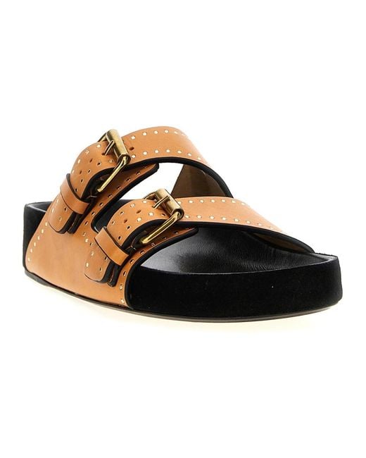 Isabel Marant Lennyo Sandalen in het Brown