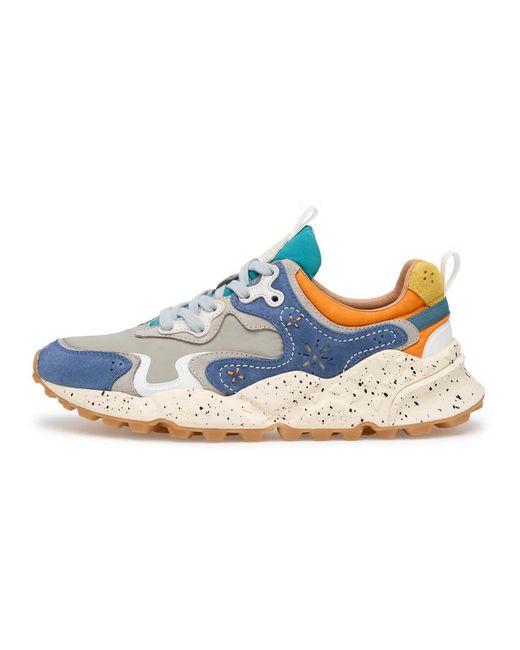 Flower Mountain Blue Sneakers for men
