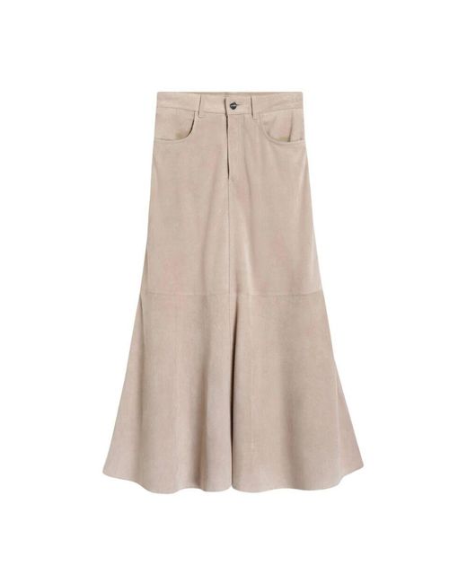 IVY & OAK Brown Midi Skirts