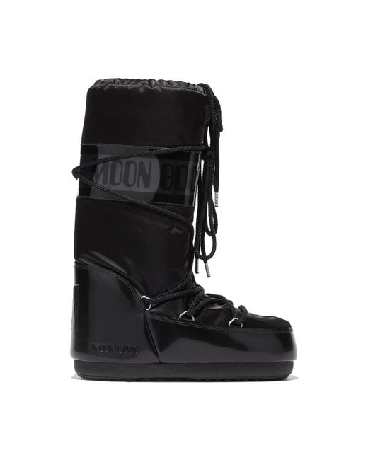Moon Boot Black Winter Boots
