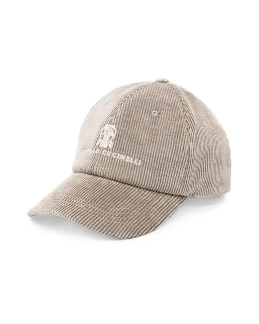 Brunello Cucinelli Gray Hats & Caps for men