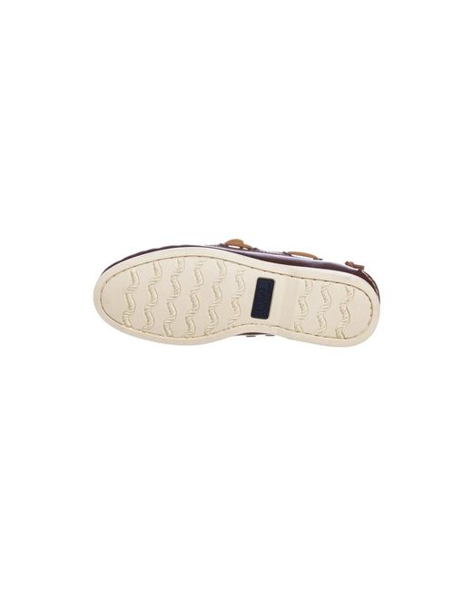 Polo Ralph Lauren Klassische Leder Slip-On Bootsschuhe in Brown für Herren