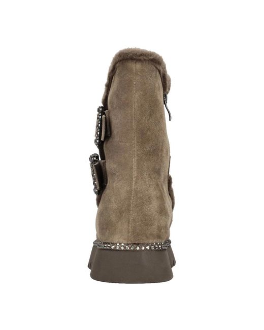 Alma En Pena. Brown Winter Boots