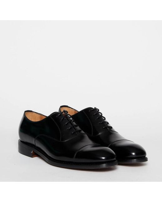 BERWICK  1707 Black Dress Shoes for men