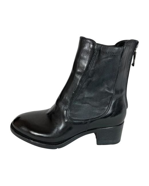 LEMARGO Black Heeled Boots