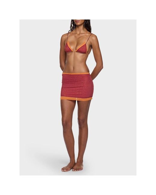 Beachwear Oseree de color Red