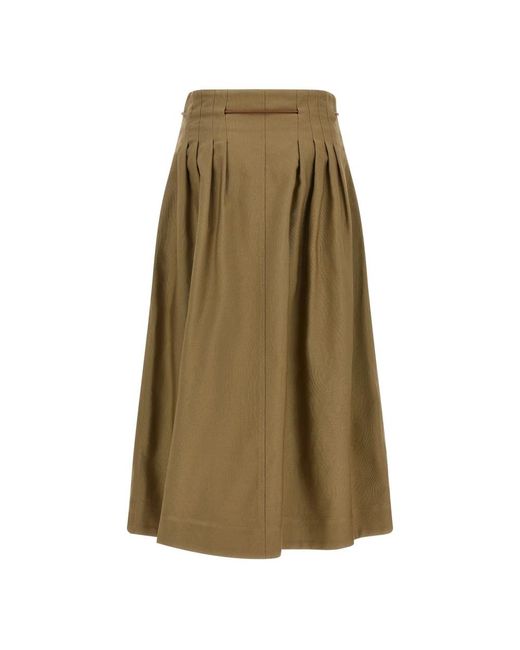 Max Mara Green Midi Skirts