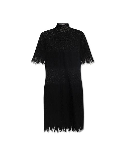 McQueen Kleedjes ,Zwart ,Katoen Kanten Jurk in het Black