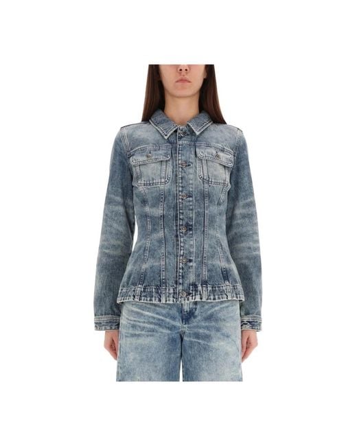 DIESEL Blue Denim Jackets